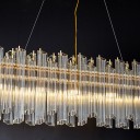 Loft Industry Modern - Crystall Pipe Long Chandelier